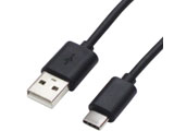 U20AC-MM10  1m［USB-C ⇔ USB-A］2.0ケーブル 充電・転送　ブラック