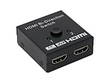 HDMI切替器  ブラック MSW-02 ［2入力 /1出力 /4K対応 /手動］