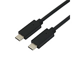 USB-C �� USB-C�P�[�u�� [�[�d /�]�� /1.0m /PD100W /USB2.0]  �u���b�N U20CC-MM10P10 �mUSB-C �� USB-C�n