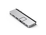 MacBook Pro�Ή� USB-C��2�mUSB-C �I�X�����X microSD�J�[�h�X���b�g / HDMI / LAN / ��3.5mm / USB-A / USB-C��2�nUSB PD�Ή� 100W �h�b�L���O�X�e�[�V����  �V���o�[ HP-HD575-S �mUSB Power Delivery�Ή��n