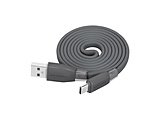 USB-A �� USB-C�P�[�u�� [�[�d /�]�� /1.0m /3A /USB2.0]  �X���[�L�[�u���b�N MOT-MGFAC100-BK �mUSB-A �� USB-C�n