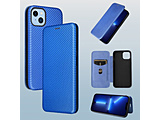 iPhone 14 �p�J�[�{���t�@�C�o�[���蒠�^�P�[�X  �u���[ RM-14Cb-BL