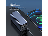 �p���[�o���N 4�|�[�g 20000mAh PD65W�i�[�d��j  �u���b�N RM-8357BK �mUSB Power Delivery�EQuick Charge�Ή� /4�|�[�g�n