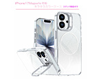 iPhone 17 �p Magsafe�Ή� ���炫��J���[ �N���A�P�[�X  �z���C�g RM-8294WH