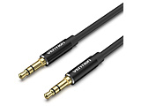 AUX�P�[�u���@3.0m�@�X�e���I�~�j�v���O(3.5mm)�̃X�e���I�~�j�v���O(3.5mm)   BA-4377 �m3.0m�n