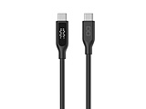 USB-C �� USB-C�P�[�u�� [�[�d /�]�� /2.0m /PD100W /USB2.0]  �u���b�N CIO-SL-SC-CC2-BK �mUSB-C �� USB-C�n