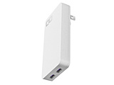 NovaPort SLIM DUOII 65W �z���C�g   CIO-G65W2C-N2-S-WH �mPD65W /USB-C×2 /USB-A�|�[�g�Ȃ� /2�|�[�g�n
