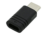 Type-C/microUSB�Ή� �ϊ��R�l�N�^ 3A  �u���b�N ICCMC302BK