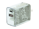 PD�Ή�TypeC/USB-A AC�[�d��20W  �N���A IMAC1CU20CL �m2�|�[�g /USB Power Delivery�Ή��n