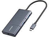 mUSB-C IXX J[hXbg / HDMI /3.5mm / USB-A2 / USB-Cn USB PDΉ 85W hbLOXe[V  O[ A83660A1 mUSB Power DeliveryΉn
