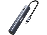 mUSB-C IXX HDMI / LAN / USB-A2 / USB-C2] USB PDΉ 53W hbLOXe[V  O[ A8365NA1 mUSB Power DeliveryΉn