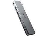 MacBook Pro / AirpmUSB-C2 IXX J[hXbg2 / HDMI / USB-A2 / USB-C2nhbLOXe[V  O[ A83540A1