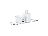 Anker Charger i20WA2-portj with USB-C & USB-C P[u  zCg B2348122 mUSB Power DeliveryΉ /1|[g /20Wn