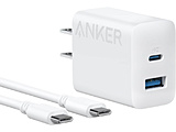 Anker Charger (20WA2-Port) with USB-C  USB-C P[u  zCg B2348N21 mUSB Power DeliveryΉ /2|[g /20Wn