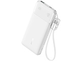 ���o�C���o�b�e���[ Power Bank (10000mAh�A22.5W�A2 Ports)  �z���C�g A1388N21 �mUSB Power Delivery�Ή� /2�|�[�g�n