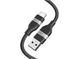 Anker USB-C & USB-A �P�[�u�� (���ϋv�i�C����) 0.9m  �u���b�N A82G2011 �mUSB-A �� USB-C�n