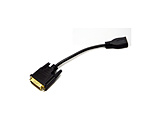 �f���ϊ��A�_�v�^ [DVI �I�X�����X HDMI]  �u���b�N DVHDMI-15H �mHDMI��DVI /0.15m�n