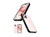 iPhone 15 �T�C�h���b�L �N���A�P�[�X  �u���b�N×�N���A APIP15CLBK �y864�z
