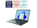 ノートパソコン Yoga Slim 6i Gen 8 ストームグレー 82WU0073JP ［14.0型 /Windows11 Home /intel Core i7 /メモリ：16GB /SSD：512GB /Office HomeandBusiness /日本語版キーボード /2023年5月モデル］