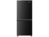 2ドアファン式冷凍冷蔵庫  ブラック HR-D140KB ［幅48.1cm /135L /2ドア /右開きタイプ /2025年］