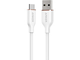 Anker USB-C �� USB-A �P�[�u�� (Flow) 0.9m  �z���C�g A85G1N21 �mUSB-A �� USB-C�n