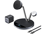 ���C�����X�[�d�� Anker Prime Wireless Charging Station(3-in-1 MagGo AirCool Dock Stand)   B25X7J11 �m�}���`�^ /Qi2 25W�Ή��n