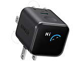 Anker Nano Charger (45W�ADisplay�A�X�C���O�v���O)  �u���b�N A121DN11 �mPD45W /USB-C×1 /USB-A�|�[�g�Ȃ� /1�|�[�g�n �y864�z
