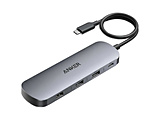 �mUSB-C �I�X�����X �J�[�h�X���b�g��2 / HDMI��2 / USB-A��2 / USB-C��2] USB PD�Ή� 100W �h�b�L���O�X�e�[�V����  �O���[ A210BNA1 �mUSB Power Delivery�Ή��n