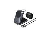 Anker Prime Wireless Charging Station (3-in-1, MagGo, AirCool, Foldable) Anker Prime �u���b�N B25N1N12 �m�X�^���h�^ /Qi2 25W�Ή��n �y864�z