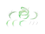 EFFECT WIND Green Ver. for S.H.Figuarts
