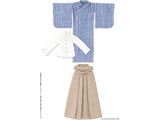 供pikonimo使用的服装1/12男人的孩子学生安排青条纹×浅驼色多尔服装