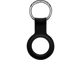 AirTag silicon Key Ring（エアタグ　シリコンキーリング） ブラック DEVIA  BLDVAT01-BK