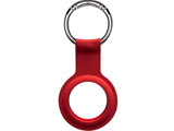 AirTag silicon Key Ring（エアタグ　シリコンキーリング） レッド DEVIA  BLDVAT01-RD