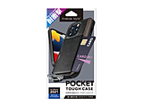iPhone 13 Pro �Ή� 6.1inch 3�� �|�P�b�g�t �n�C�u���b�h�^�t�P�[�X Premium Style �u���b�N PG-21NPT04BK �y852�z