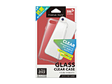iPhoneSE�i��3�E2����j�^8�^7�R�ۃK���X�n�C�u���b�h�P�[�X�@�N���A Premium Style �N���A PG-22MGT05CL