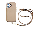 Cross Body Case Duo for iPhone 16  Greige