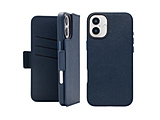 2Way Mag Flip Case for iPhone 16 Plus  navy UNI-CSDIP24L-2MFNV