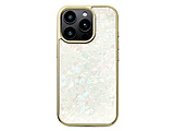 Glass Shell Case for iPhone 16 Pro  Gold