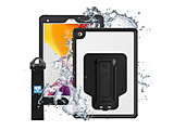 10.2C` iPad@ARMOR-X - IP68 Waterproof Case with Hand Strap for iPad ( 9th/8th/7th ) [ Black ]  ubN MXS-A10S