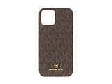 MICHAEL KORS - Slim Wrap Case Edge Corting for iPhone 13 mini [ Brown/Camel ]