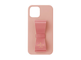 LANVIN en Bleu - Slim Wrap Case Stand & Ring Ribbon 2-Tone for iPhone 13 Pro [ Baby Pink/Vivid Pink ]