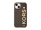 Slim Wrap Case Stand & Ring iPhone 15 MICHAEL KORS Brown MKSRBRWWPIP2361