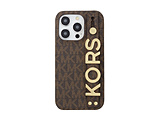 Slim Wrap Case Stand & Ring iPhone 15 Pro MICHAEL KORS Brown MKSRBRWWPIP2361P