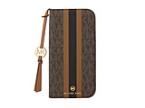 MICHAEL KORS - Folio Case Stripe with Tassel Charm for Magsafe for iPhone 17 Pro Max  �u���E��