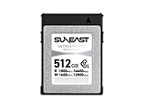 SUNEAST ULTIMATE PRO CFexpress Type B WHITE�V���[�Y 512GB TLC �ő�Ǎ����x1,800MB/s