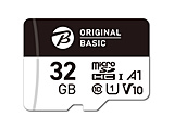 microSDHCJ[h ORIGINALBASIC [UHS-I/U1/V10/A1]   OBB-MSD1-032-BK mClass10 /32GBn