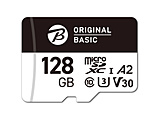 microSDXCJ[h ORIGINALBASIC [UHS-I/U3/V30/A2]   OBB-MSD1-128-BK mClass10 /128GBn