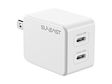 �}���[�d�� 45w USBtypeC2�|�[�g /USB Power Delivery�Ή� /GaN(�����K���E��) �̗p �V���R���P�[�u��1m�t ��������|�[�`�t �z���C�g �ysof001�z
