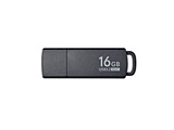 USBメモリ (Mac/Windows11対応) ブラック OB-UM3A016G ［16GB /USB TypeA /USB3.2 /キャップ式］