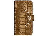 SHOBON iPhone12 �X�����蒠�^�P�[�X �V���{�[�� (´�E�ցE`) × �i�G-(´�D�M) �^�C�|�O���t�B �f�U�C�� �蒠 �_�C�A���[ �V���{�[�� �u�b�N
